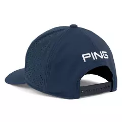 New Ping Tour Vented DELTA Navy/White Adjustable Snapback Hat