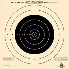 TQ-4 [A-14] Official NRA 100 Yard Smallbore Rifle Target, 14" x 14" (Qty. 200)