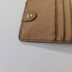 Coach Snap Closure Billfold Burgundy