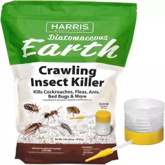 Diatomaceous Earth Crawling Insect Killer, 4Lb with Powder Duster Included insid