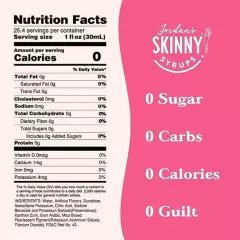 Jordan's Skinny Mixes Sugar Free Syrup, Cotton Candy Flavor, Fruit Flavored Mix