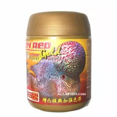 Okiko Sun Red Gold 120 grams M pellet 59% protein food for flowerhorn