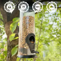 Large Bird Feeder Hanging Feeders for Outdoors Automatic Bird Feeder Hanging