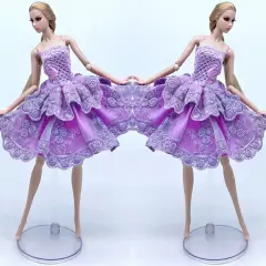 10pcs/lot Random Fashion Ballet Dresses For 11.5in Doll Clothes Gown Outfits 1/6