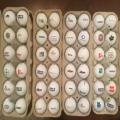 48 LOGO Titleist DT TRU SOFT Golf Balls in Near Mint to Mint Condition 