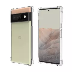 Easy to Install Soft Slim Clear Anti-Collision TPU Case fit Google Pixel 6 Phone