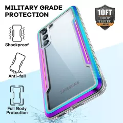 Shield Shockproof Heavy Duty Cover Iridescent+Screen Protector Samsung S22 Plus