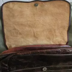 Coronado Vintage Bison Leather Distressed Backpack