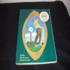 Vintage 1966 PGA Golden Anniversary Championship Golf Book Akron Ohio