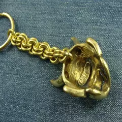 Handmade Solid Brass Ghost face Keychains Wallet Bag chain keyrings pendant