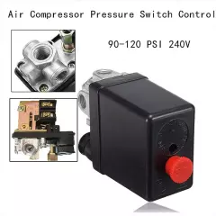 Air Compressor Pressure Switch Control Valve-Replacement Parts 90-120 PSI-240V