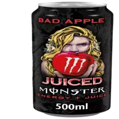 MONSTER ENERGY BAD APPLE JUICED - ENERGY DRINK - 500ML CAN - COLLECTORS