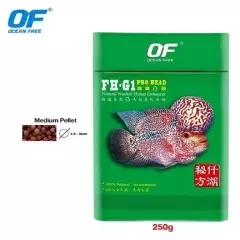 Fish Food Cichlids OF FH-G1 Pro Accelerate Growth Head Up Flowerhorn Intense