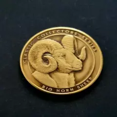 NRA Challenge Bronze Coin National Rifle Association Big Horn Sheep Collection