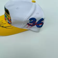 Vintage 1990's Ken Schrader Autographed NASCAR M&M #36 baseball cap