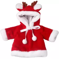 Christmas plush coat made for 18'' American girl doll winter clothes