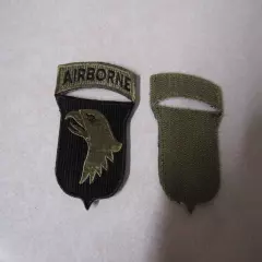 MILITARY PATCH HOOK AND LOOP OCP MULTICAM SET OF 2 101ST AIRBORNE WITH TAB