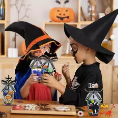 Halloween Party Favors, 24 Pack Kids Cups Bulk, 292 Pcs Toys for Trick... 