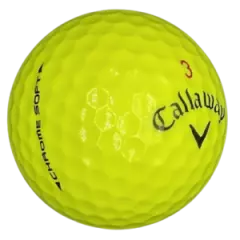 Callaway Chrome Soft Yellow AAA 50 Used Golf Balls 3A