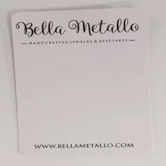 Bella Metallo Sarah Metal Keychain Keyring