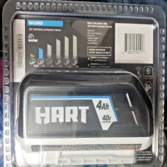 HART 40-Volt 4.0Ah Battery HLBP02, Lithium-Ion Battery. Retails for $148.00