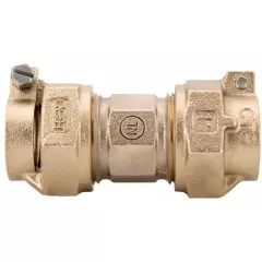 LEGEND T-4301NL 1" BRASS CTS X CTS PACK JOINT COMPRESSION COUPLING