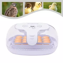 16 Eggs Incubator Digital Egg Hatcher Chicken Egg Automatic Turner Humidity