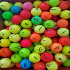 24 Assorted Color Mix AAAA Used Golf Balls