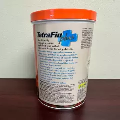 TetraFin Goldfish Flakes Plus 7.06 oz -opened not used