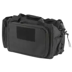 NCSTAR Competition Range Bag Nylon Black Exterior PALS/ MOLLE Webbing