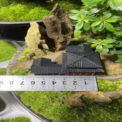 Plastics Chinese Ancient Architectural Model Aquarium Micro Landscape Bonsai