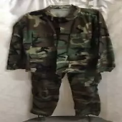 Men’s Camouflage Jacket Size Large, Pants Size 36 X 32 