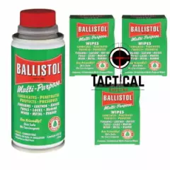  Ballistol Multi-Purpose Wipes ( 30 wipes) 1 Can of 4 oz of Gun Cleaning 