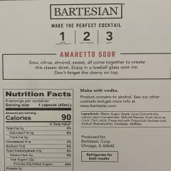 Bartesian Amaretto Sour Premium Cocktail Mixer Capsules, Pack of 8 NIB