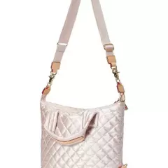 Mz Wallace Inc Small Sutton Crossbody Lt Pastel Silver