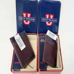 Jack Mason brand Multicard Holder, Money clipper, wallet SALE LOT of 10 wallets