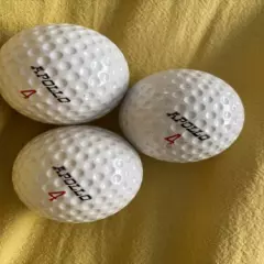 Vintage Appllo golf balls x3 boxed unused 