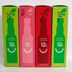 New & Sealed 4 Pack SodaStream Grapefruit Lime Cherry Bubly Drops