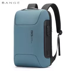 Bange Men USB Charge Business Laptop Waterproof Hiking Camping Travel Backpack