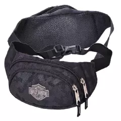 Harley-Davidson Bar & Shield Zippered Adjustable Hip Pack, Nightvision 99212