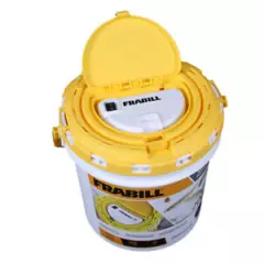 Frabill Dual Fish Bait Bucket with Aerator Built-In 4825