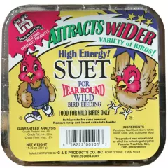 C&S Products High Energy Fresh Suet Value Pack, for Year Round Wild Bird Feeding