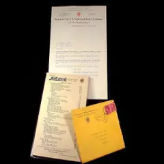 H & R ARMS CO. ADVERTISING - Letter, Original Envelope & Price List - 1931