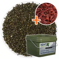 Carp Bait Cooked hemp & Pure Bloodworm 5kg 10kg 25kg buckets FREE P&P