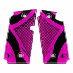 Custom P238 Left Side Safety SPD Acrylic Grips Hybrid Print Pink