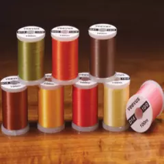 VEEVUS 10/0 THREAD -- colors by the spool or set in tray Fly Tying 