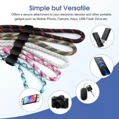 8 Pcs Hand Wrist Strap Lanyard Adjustable Rope for Mobile Phone Camera Keys