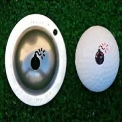 Tin Cup Bombs Away Golf Ball Marking Tool, just place on golf ball, TOP SELLER