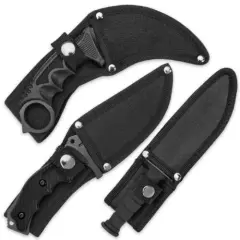 Black Legion Black Triple Set - Karambit / Huntsman / Military BV445