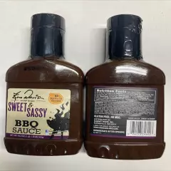 Two (2) Ken Davis Sweet & Sassy BBQ Sauce - Exp 10/2023